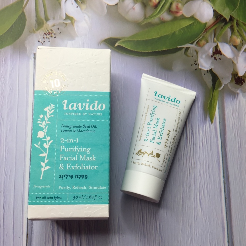 NEW Lavido Purifying Facial Mask and Exfoliator